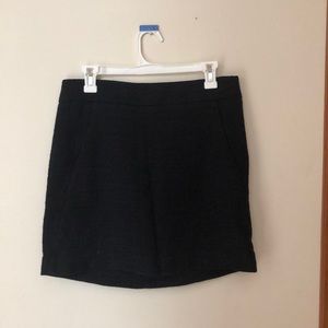 Navy Stitched LOFT Skirt. Size 8.